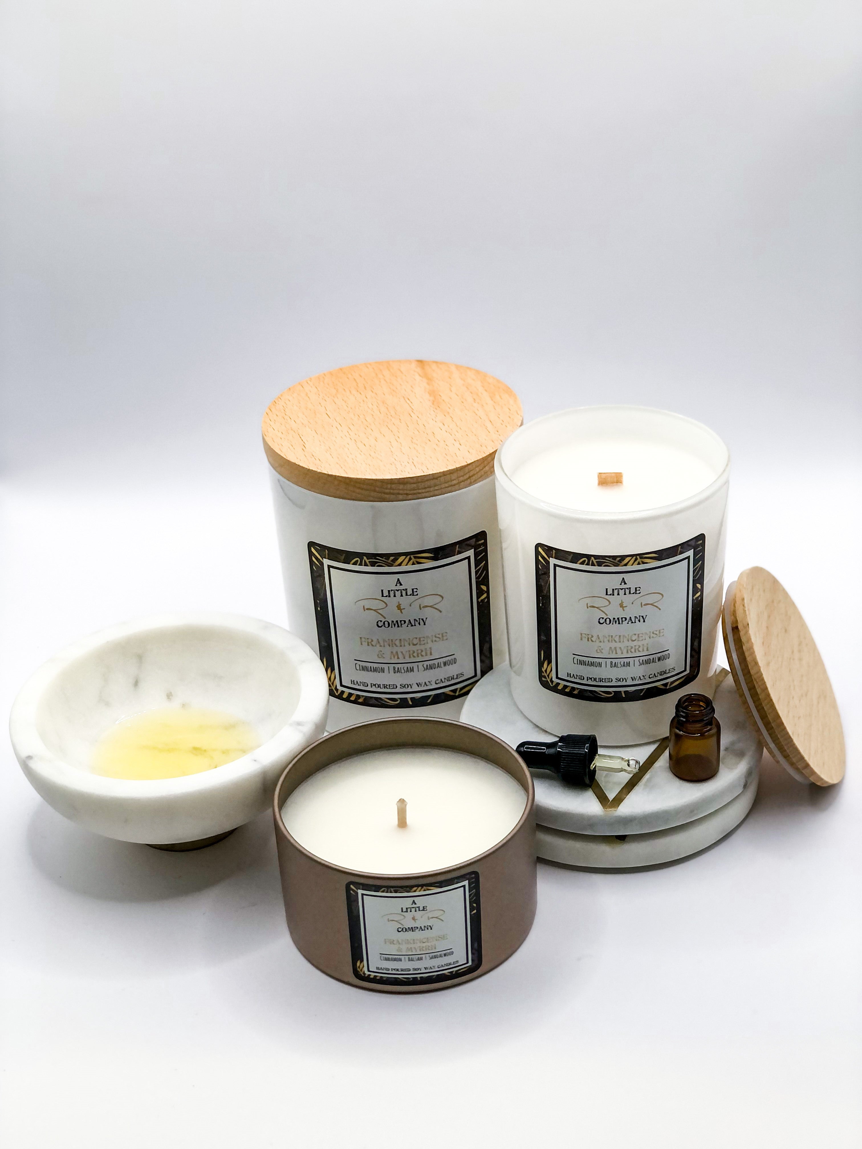 Full Collection of our available soy wax container candles