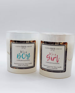 New Baby Celebration Soy Wax Candle - alittlernrcompany