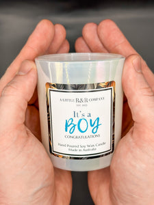 New Baby Celebration Soy Wax Candle - alittlernrcompany