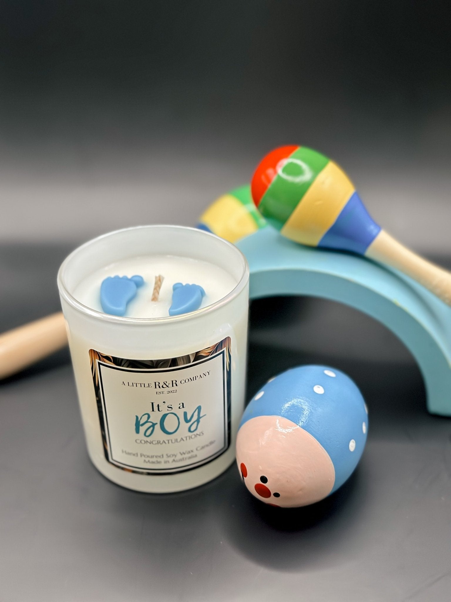 New Baby Celebration Soy Wax Candle - alittlernrcompany